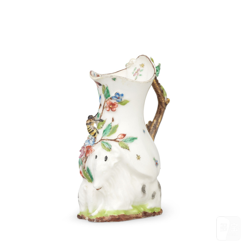 A Chelsea 'Goat and Bee' jug, circa 1745-47 - 图4